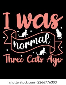 Cat t-shirt design, Cat Lovers SVG T-Shirt Designs, Cat quotes design for card, mug, banner and t-shirt.