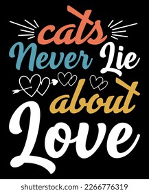 Cat t-shirt design, Cat Lovers SVG T-Shirt Designs, Cat quotes design for card, mug, banner and t-shirt.