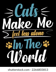 
Cat t-shirt design, Cat Lovers SVG T-Shirt Design, Cat quotes design for card, mug, banner, and t-shirt. This cat t-shirt design, Full editable EPS file