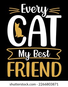 
Cat t-shirt design, Cat Lovers SVG T-Shirt Design, Cat quotes design for card, mug, banner, and t-shirt. This cat t-shirt design, Full editable EPS file