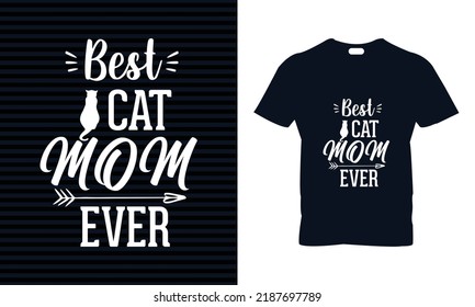 Cat t-shirt design. Cat T-Shirt. Print for posters, tees,women's shirts, cat lover.