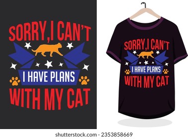 Cat t-shirt design, retro cat t-shirt design, typography cat t-shirt deisgn, funny cat quotes t-shirt design