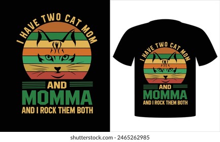 Cat t-shirt design, retro cat t-shirt design, typography cat t-shirt design, funny cat quotes t-shirt design