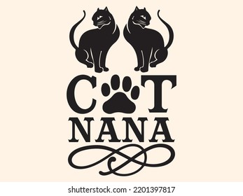  Cat t-shirt design vector file