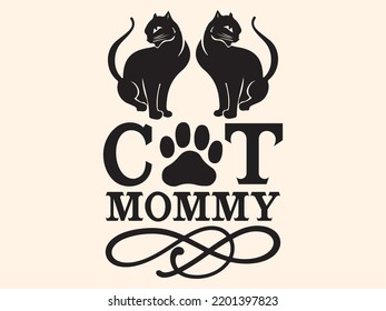  Cat t-shirt design vector file
