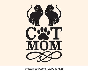  Cat t-shirt design vector file