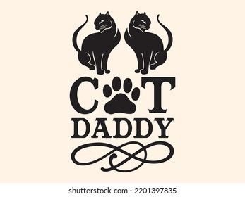  Cat t-shirt design vector file