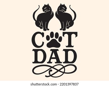  Cat t-shirt design vector file