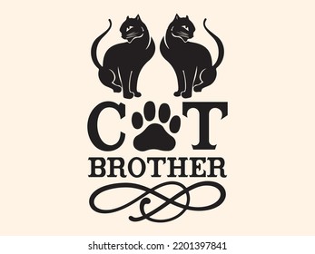  Cat t-shirt design vector file