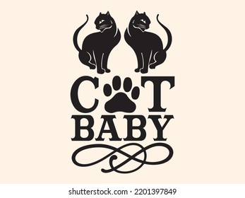  Cat t-shirt design vector file