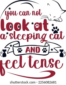 The cat t-shirt features a cute and playful design that showcases a cat or cats in various poses.  The graphic print is bold and eye-catching
