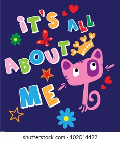 gato / gráficos T-shirt / personagens de desenhos animados bonitos / gráficos bonitos para crianças / Ilustrações do livro