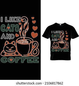 Cat T-shirt.Vector illustration.T-shirt graphics Can be used for print, children wear, Baby shower celebration and poster.Cat label.Cat logo.