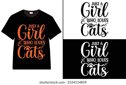 Cat typography t-shirt design, Typography T-shirt Design, Cat day t shirt design, Cat t shirt