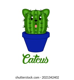 cat us cat wo flowy design vector illustration for use in design and print wall art poster canvas
