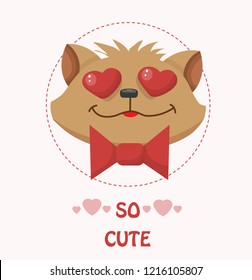cat for valentines day