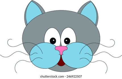Cat vector.