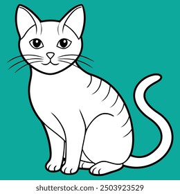 The Cat vector art design