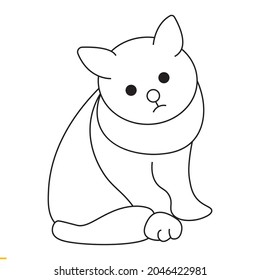 Cat Vector Art Graphics Template For Business And Company