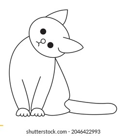 Cat Vector Art Graphics Template For Business And Company