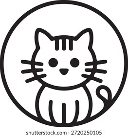 Arte vectorial de gato, iconos y gráficos para diseñadores
