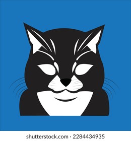 a cat vector artwork,a beautifull cat art of illustration