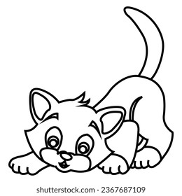 Cat vector breeds cute pet animal  illustration.  vector cats design

