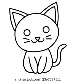 Cat vector breeds cute pet animal  illustration.  vector cats design

