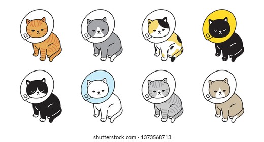 cat vector calico kitten collar icon logo character cartoon ginger illustration doodle symbol graphic