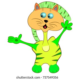 cat vector character 