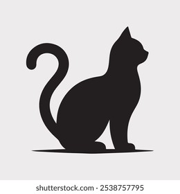 Cat vector design template. illustration layout , cat vector layout