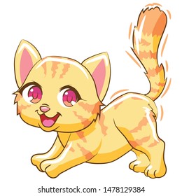 cat vector graphic clipart design