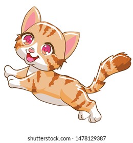 cat vector graphic clipart design