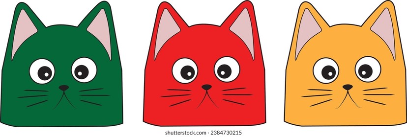 Cat vector for graphic development work