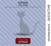 Cat vector icon