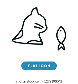 Cat vector icon