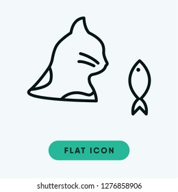 Cat vector icon