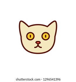 Cat vector icon