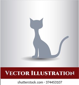 Cat vector icon