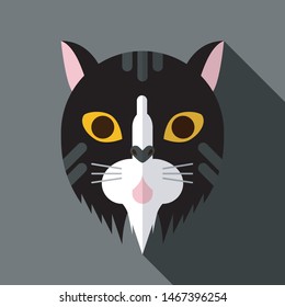 cat vector icon art design