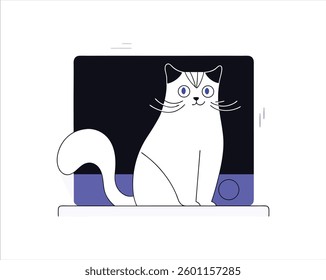 Cat vector and cat icon free eps download