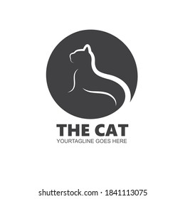 cat vector icon illustration design template