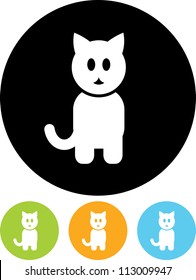 Cat - Vector icon isolated