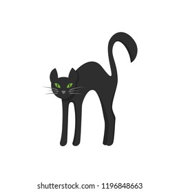 Cat vector icon isolated.