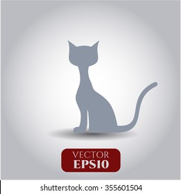 Cat vector icon or symbol