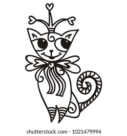 Cat. Vector illustration