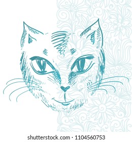 Cat. Vector illustration