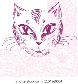 Cat. Vector illustration