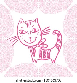 Cat. Vector illustration