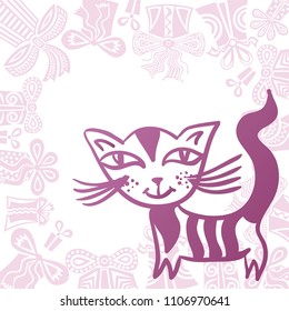 Cat. Vector illustration